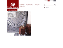 Tablet Screenshot of pankaj-boutique.com